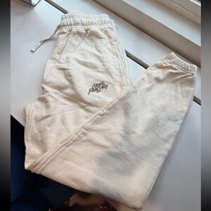 Cream Sweatpants